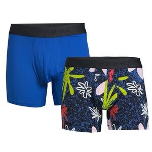 Pair of Thieves Hustle Men Boxer Briefs,2-pack, Fireflies M